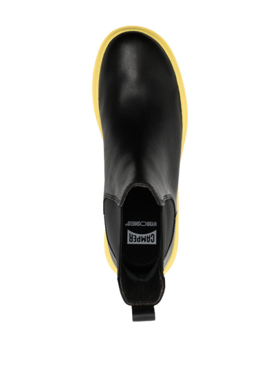 Camper Brutus Trek Ankle Boots In Black