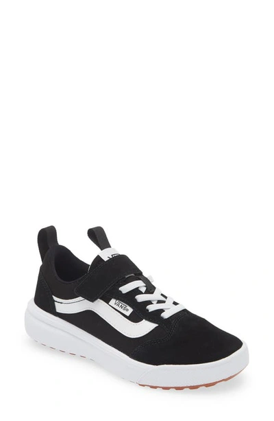 Shop Vans Kids' Ultrarange 66 V Sneaker In Black/ True White