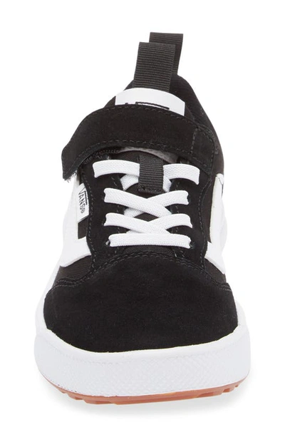 Shop Vans Kids' Ultrarange 66 V Sneaker In Black/ True White
