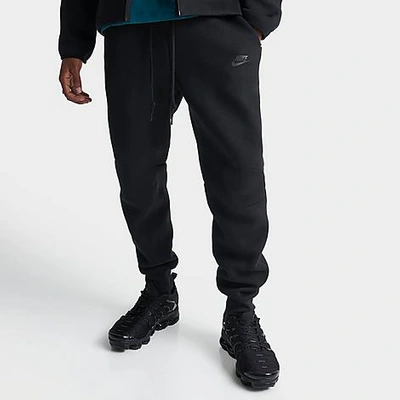 Shop Nike Men's Sportswear Tech Fleece Jogger Pants In Black/black
