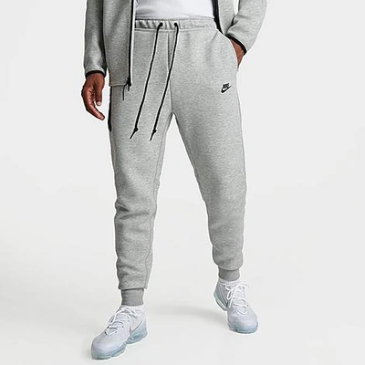 Shop Nike Men's Sportswear Tech Fleece Jogger Pants In Dark Grey Heather/black