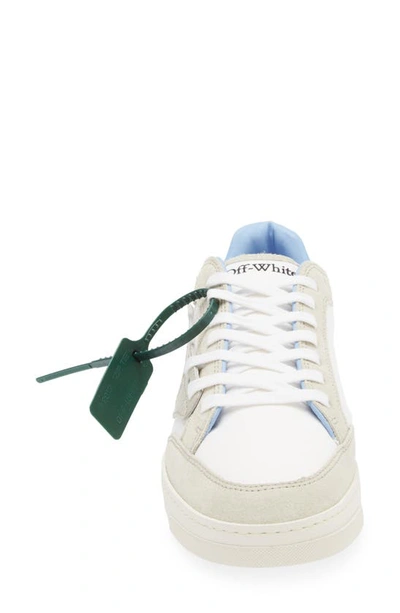 Shop Off-white Off Court 5.0 Low Top Sneaker In White Light Blue