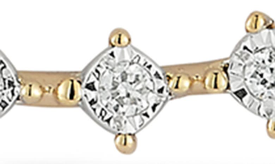 Shop Dana Rebecca Designs Ava Bea Diamond Curved Bar Pendant Necklace In Yellow Gold