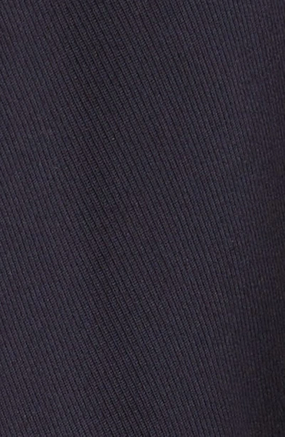 Theory River Stretch Neoteric Twill Trucker Jacket In Dark Navy