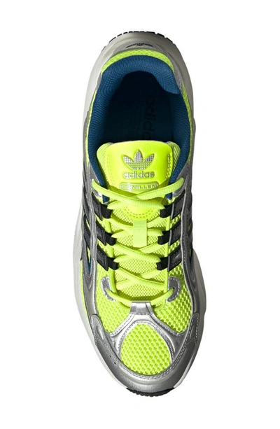 Shop Adidas Originals Ozmillen Sneaker In Yellow/ Silver Met./ Black