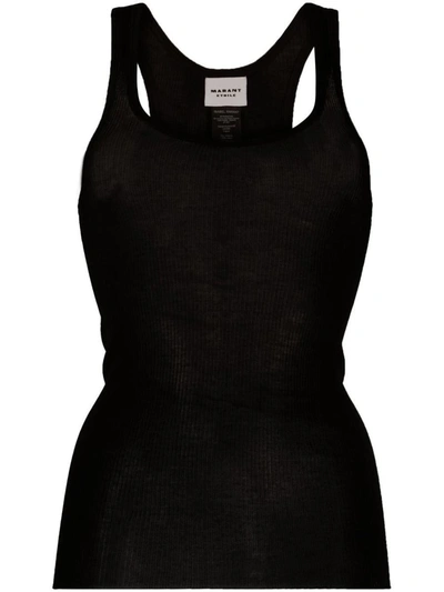 Shop Isabel Marant Étoile Louisa Top Clothing In 01bk Black
