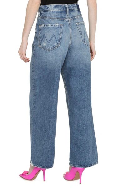 Shop Mother High Waisted Spinner Skimp Jeans In Denim