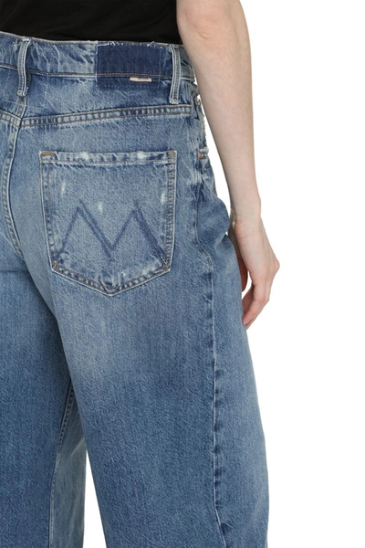 Shop Mother High Waisted Spinner Skimp Jeans In Denim