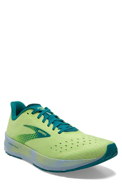 Shop Brooks Hyperion Tempo Running Shoe In Green/ Kayaking/ Dusty Blue