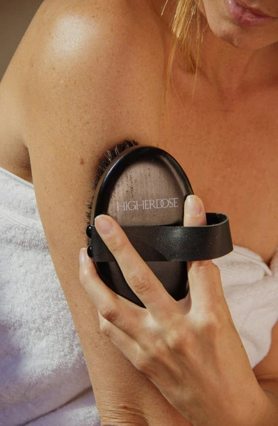 Higherdose Supercharge Copper Body Brush In Black