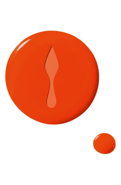 Christian Louboutin Lalaque Le Vernis Brillant In Oranja Coccinella 506