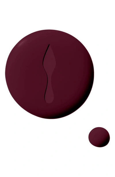 Christian Louboutin Lalaque Le Vernis Brillant In Sevillana Wine 148