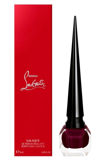 Shop Christian Louboutin Lalaque Le Vernis Brillant In Sevillana Wine 148