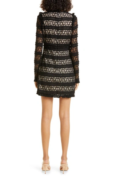 Likely Albie Long Sleeve Lace Dress In Black