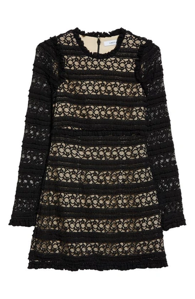 Likely Albie Long Sleeve Lace Dress In Black