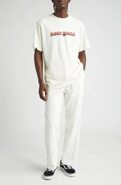 Shop Noon Goons Ward Corduroy Pants In Off White