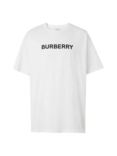 Shop Burberry T-shirt With Print In White