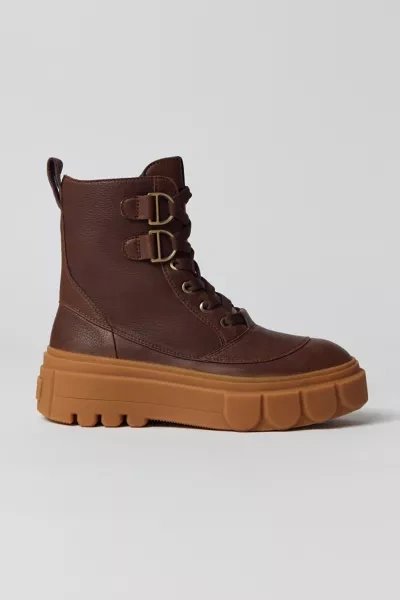 Shop Sorel Caribou X Lace-up Waterproof Boot In Tobacco/gum, Women's At Urban Outfitters