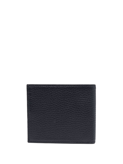 Shop Emporio Armani Leather Wallet In Blue