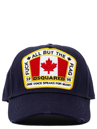 Shop Dsquared2 'fuck All But The Flag' Cap