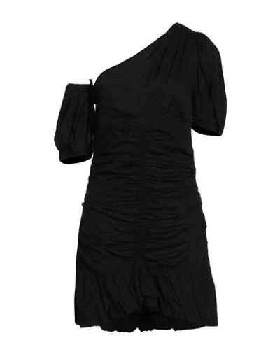 Shop Isabel Marant Étoile Marant Étoile Woman Mini Dress Black Size 6 Cotton