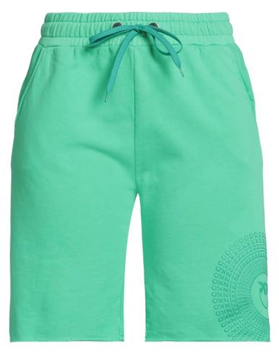 Shop Pinko Woman Shorts & Bermuda Shorts Green Size L Cotton
