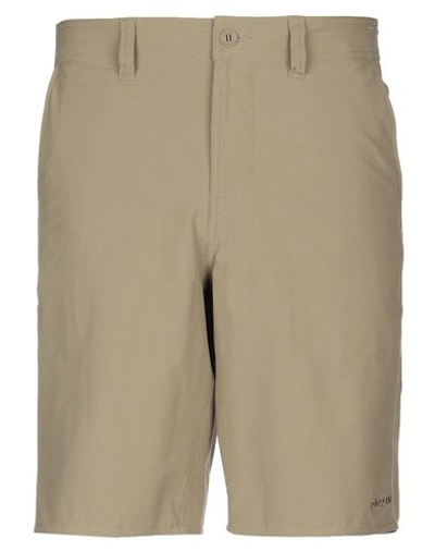 Shop Patagonia Man Shorts & Bermuda Shorts Beige Size 28 Nylon, Elastane