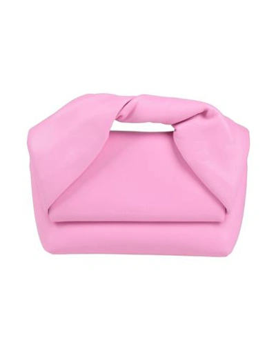 Jw Anderson Twist-detail Crossbody Bag In Pink