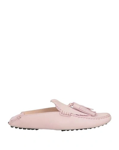 Shop Tod's Woman Mules & Clogs Light Pink Size 5 Soft Leather
