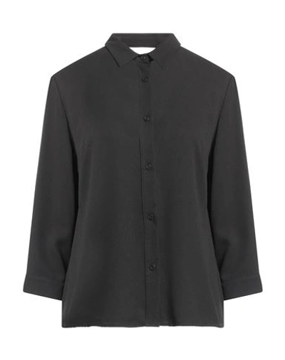 Shop Frankie Morello Woman Shirt Black Size L Polyester