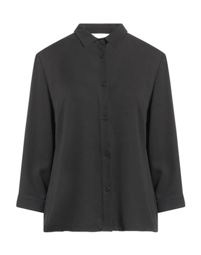 Frankie Morello Woman Shirt Black Size S Polyester In Black