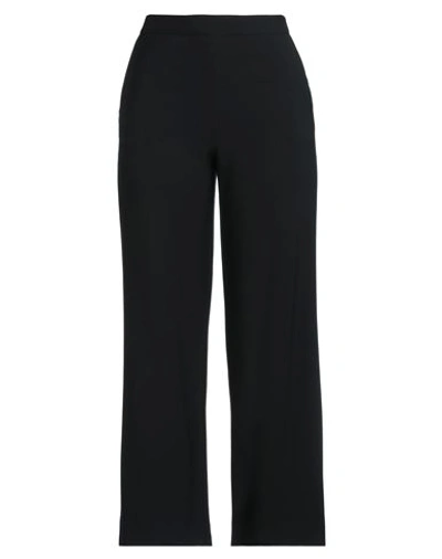 Shop Pomandère Woman Pants Black Size 10 Viscose, Virgin Wool, Elastane