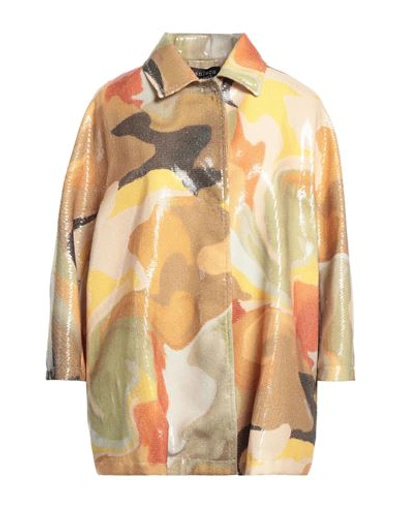 Gianluca Capannolo Woman Suit Jacket Yellow Size 8 Polyamide In Yellow