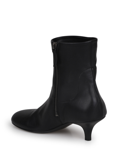 Shop Marsèll Marsell Smooth Grain Round-toe Leather Boots