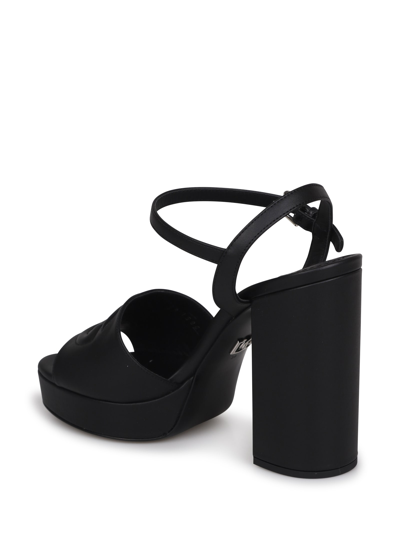 Shop Dolce & Gabbana Keira 115mm Leather Sandals
