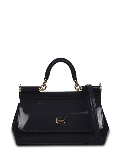 Dolce & Gabbana Sicily Small Leather Shoulder Bag