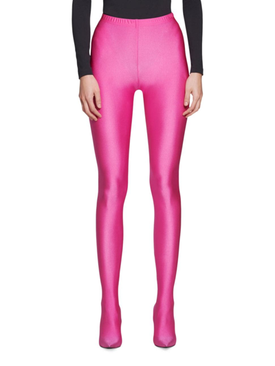 Shop Balenciaga Women's Panta Leggings In Pink