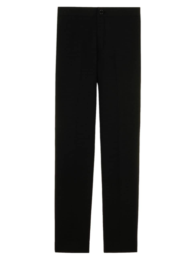 Shop Sandro Men's Jersey Pants In Black