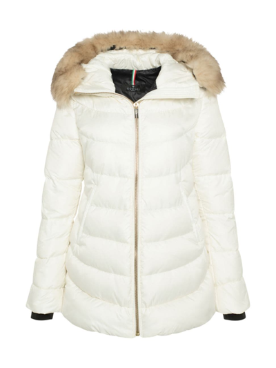 Shop Gorski Women's Apres-ski Jacket In Ivory