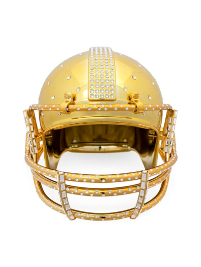 Shop Crystamas Helmet Of Bling In Gold