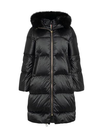 Shop Gorski Women's Apres-ski Long Coat In Black