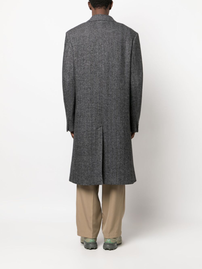 Shop Marant Johel Single-breasted Coat In Grey