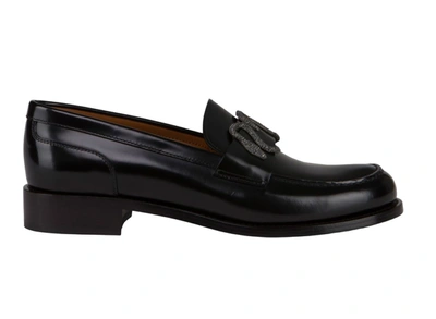 Shop René Caovilla Flat Shoes Black