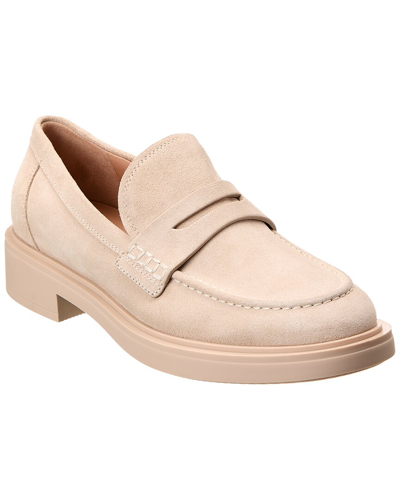 Shop Gianvito Rossi Harris Leather Loafer