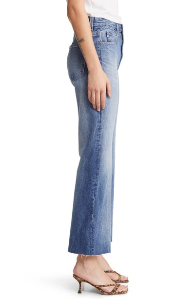 Ag Kinsley High Waist Raw Hem Ankle Flare Jeans In Superstition