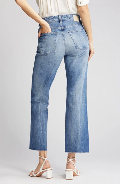 Ag Kinsley High Waist Raw Hem Ankle Flare Jeans In Superstition