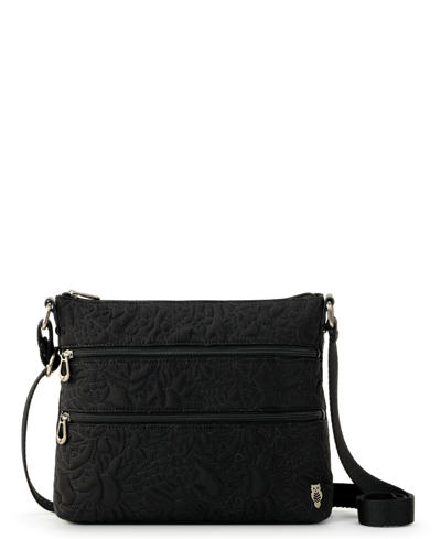 Shop Sakroots Recycled Basic Crossbody In Black Spirit Desert Quilted