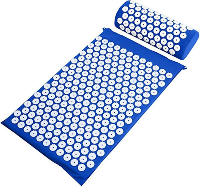 Shop Vigor Acupuncture Mattress Mat Back Pain Relief And Neck Pain Relief In Blue
