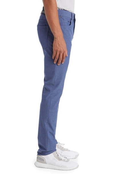 Shop Hugo Boss Boss Delaware Straight Leg Five Pocket Pants In Open Blue