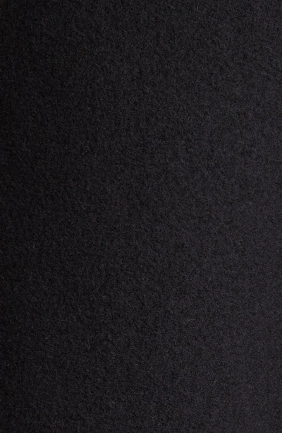 Shop Jil Sander Double Face Wool Felt Shirt Jacket In 001-black